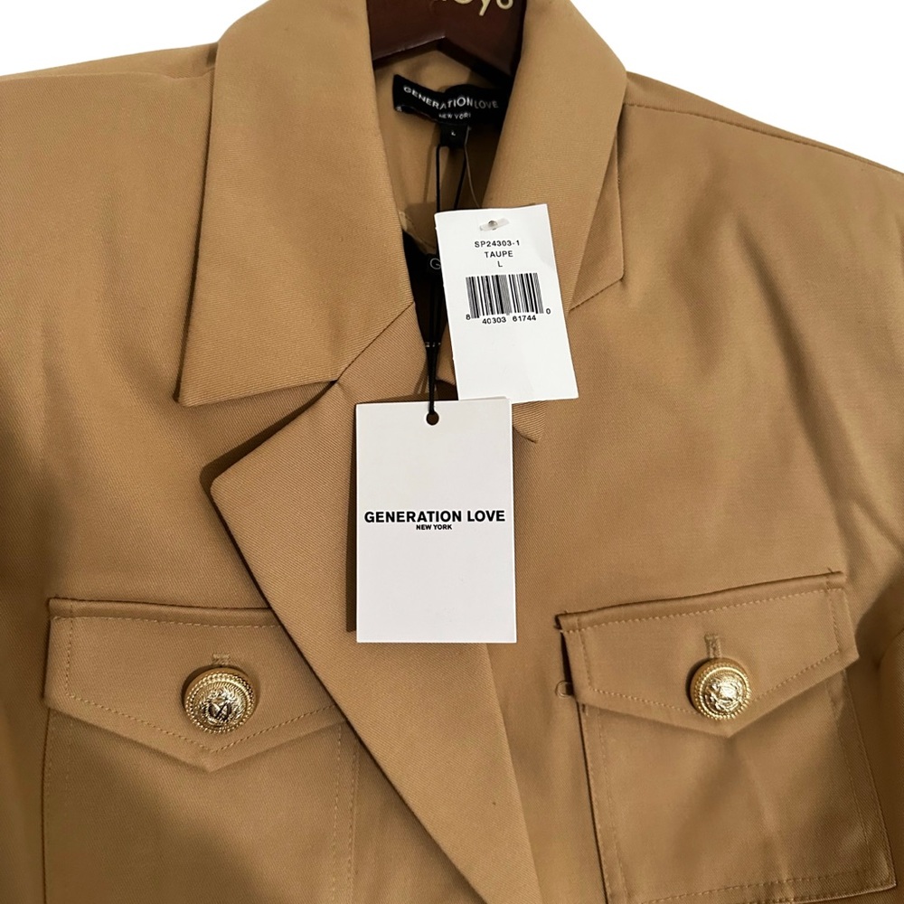 Generation Love Tan Women's Utility Jacket
